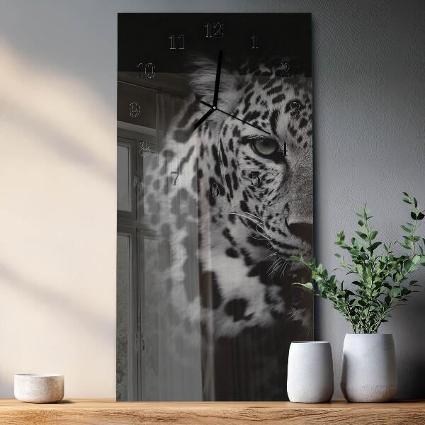 Horloge murale verticale Tigre