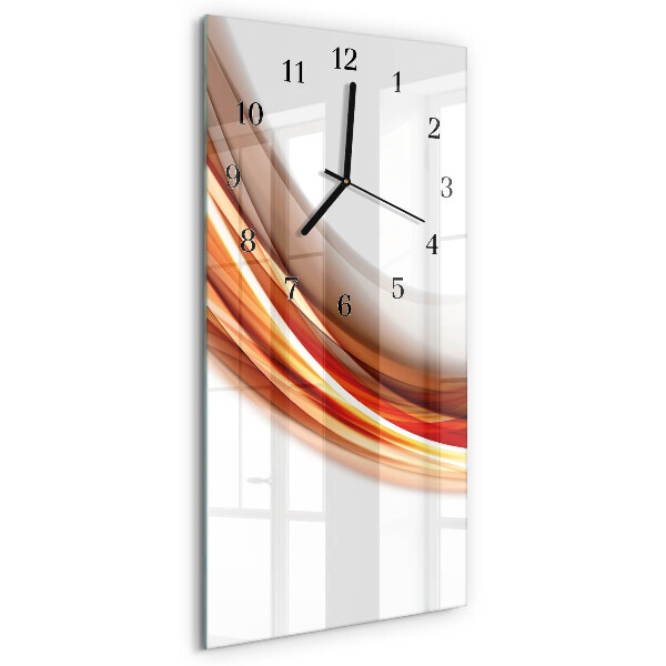 Horloge murale verticale Lignes abstraites