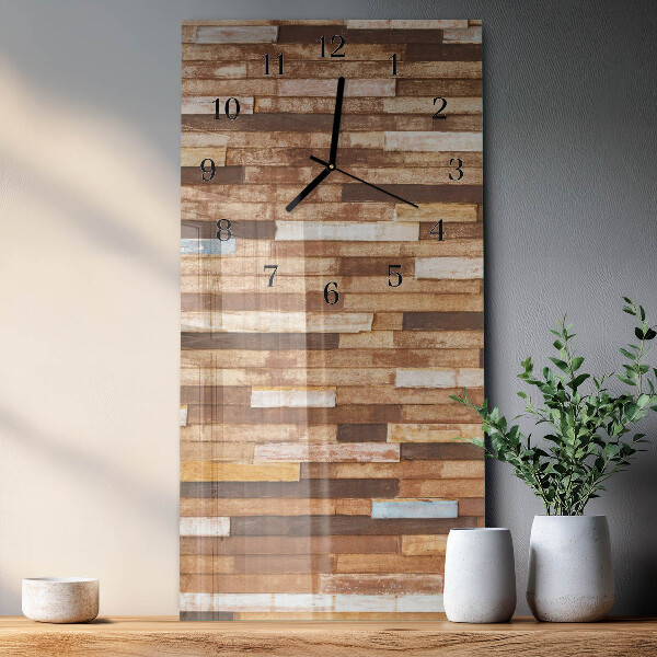 Horloge murale verticale Blocs de construction