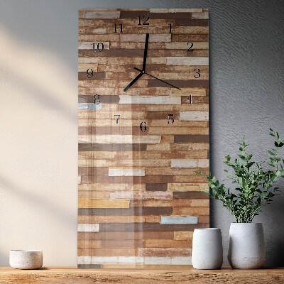 Horloge murale verticale Blocs de construction
