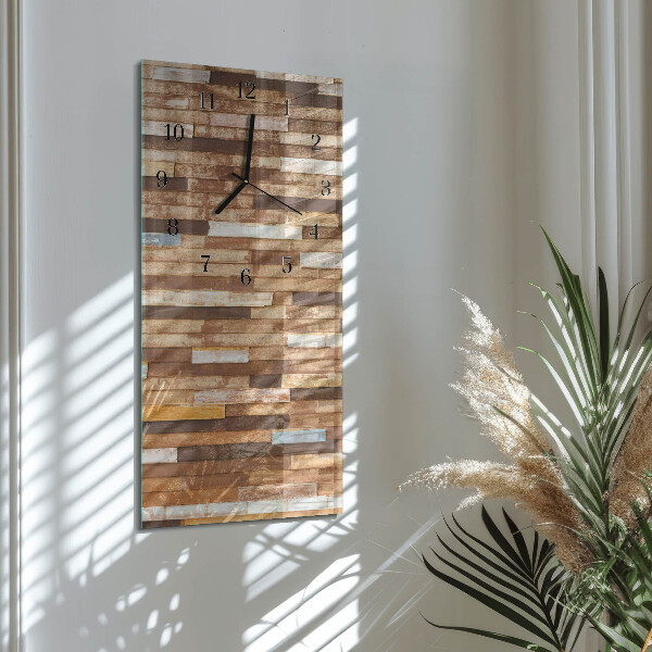 Horloge murale verticale Blocs de construction