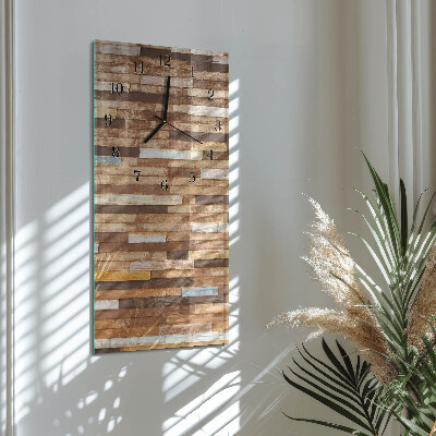 Horloge murale verticale Blocs de construction