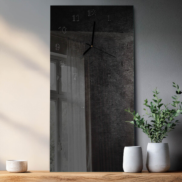 Horloge murale verticale Plaque