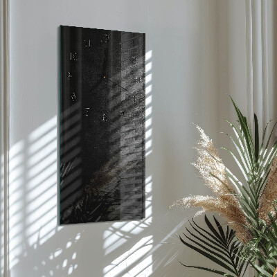 Horloge murale verticale Plaque
