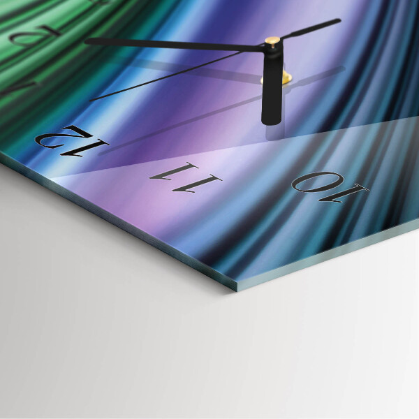 Horloge murale verticale Lignes abstraites