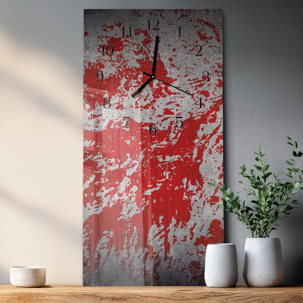 Horloge murale verticale Taches