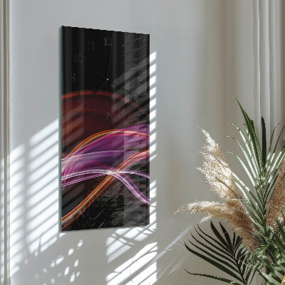 Horloge murale verticale Art abstrait