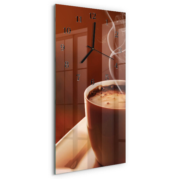 Horloge murale verticale Café