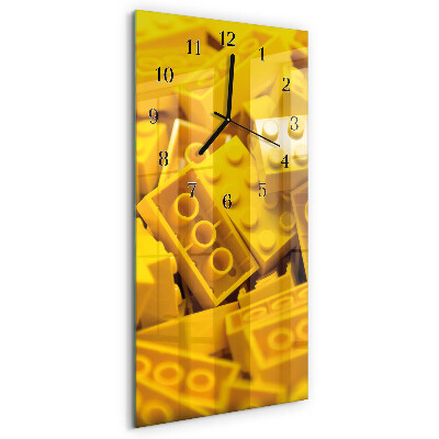 Horloge murale verticale Jeu de construction