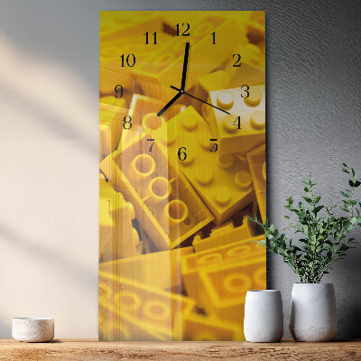 Horloge murale verticale Jeu de construction