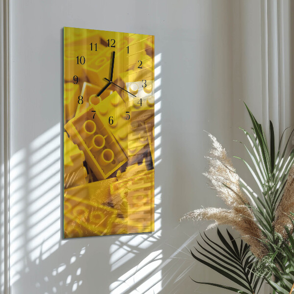 Horloge murale verticale Jeu de construction