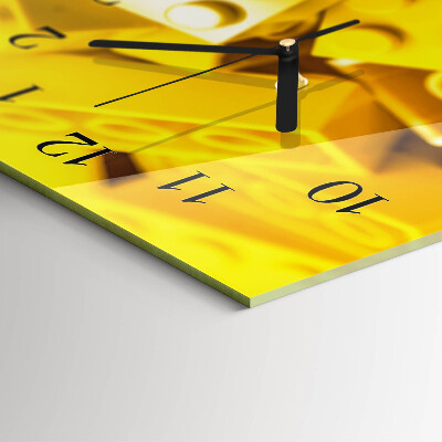 Horloge murale verticale Jeu de construction