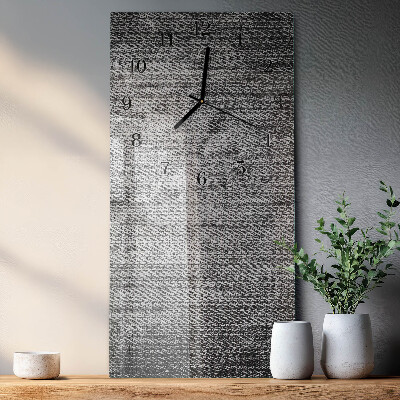 Horloge murale verticale Matériel