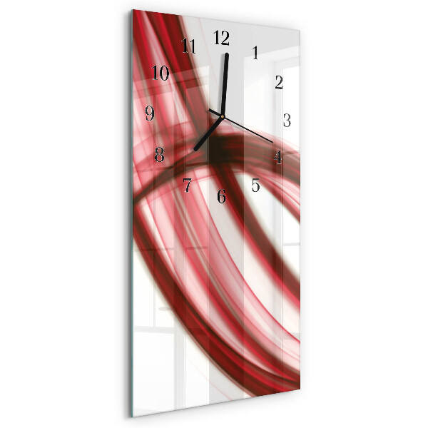 Horloge murale verticale Lignes abstraites