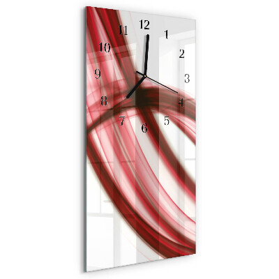 Horloge murale verticale Lignes abstraites