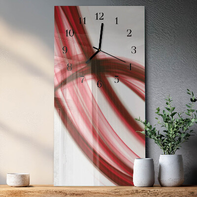 Horloge murale verticale Lignes abstraites