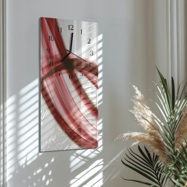 Horloge murale verticale Lignes abstraites