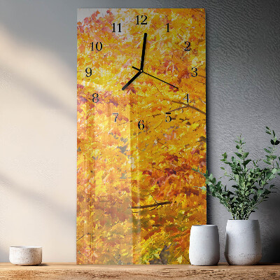Horloge murale verticale Arbre