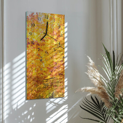 Horloge murale verticale Arbre