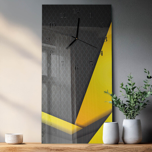 Horloge murale verticale Abstraction
