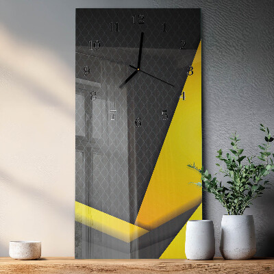Horloge murale verticale Abstraction