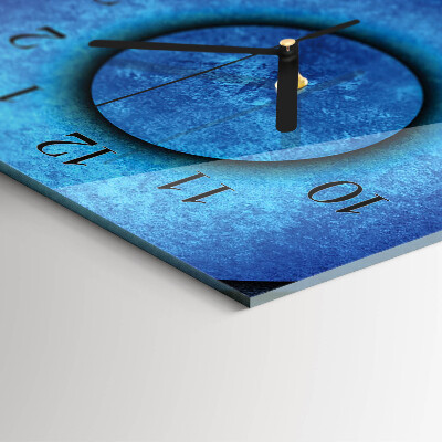 Horloge murale verticale L'art des cercles