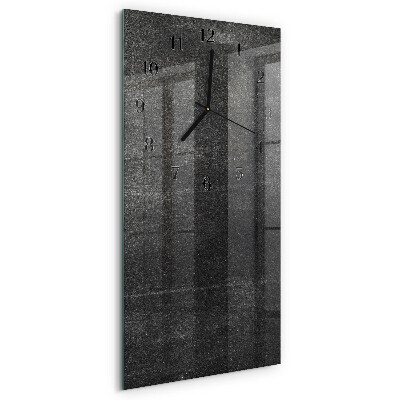 Horloge murale verticale Graphite
