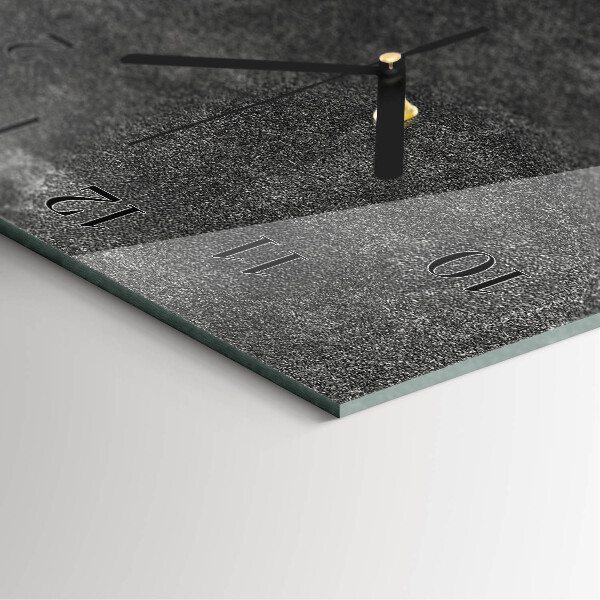 Horloge murale verticale Graphite