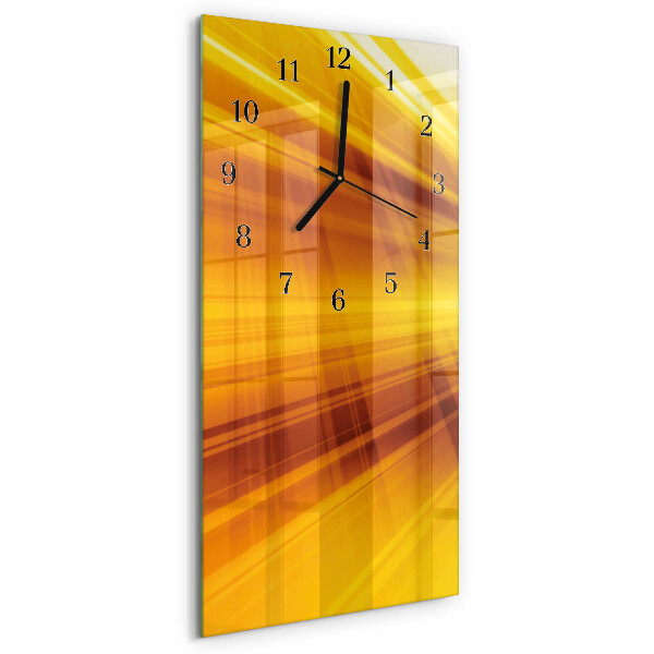 Horloge murale verticale Rayures