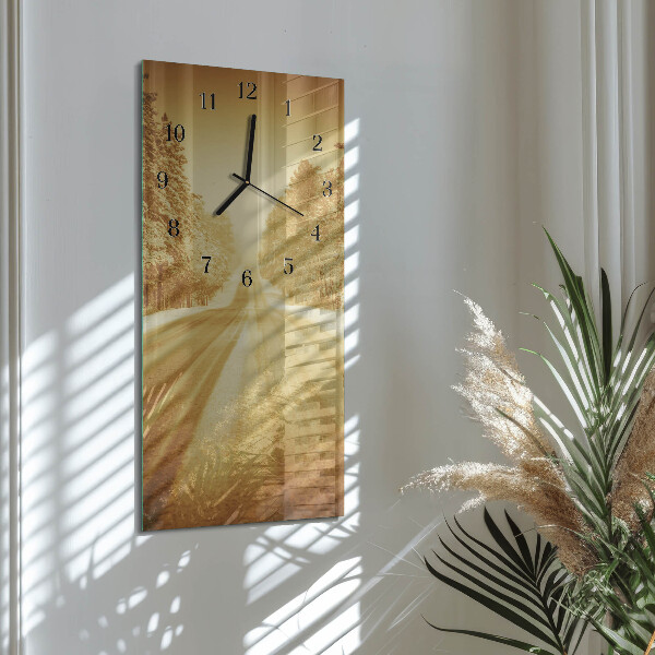 Horloge murale verticale Loin
