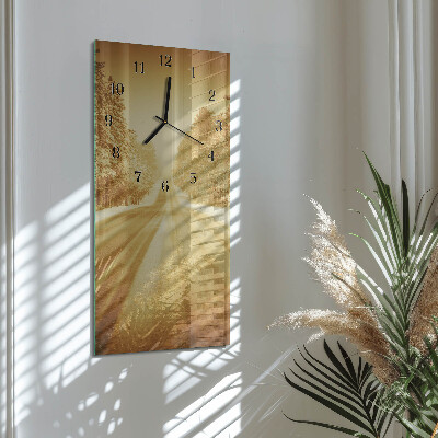 Horloge murale verticale Loin