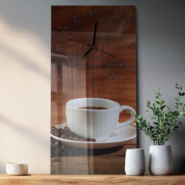 Horloge murale verticale Tasse