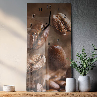 Horloge murale verticale Haricots
