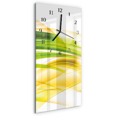 Horloge murale verticale Abstraction