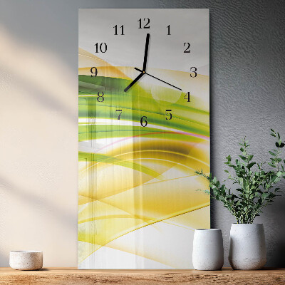 Horloge murale verticale Abstraction