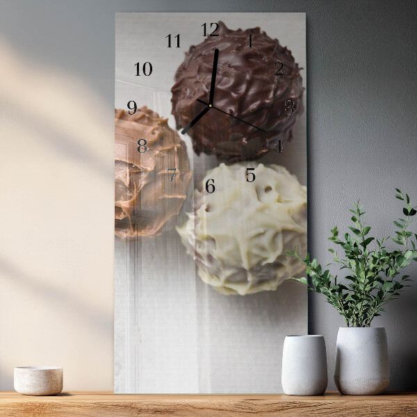 Horloge murale verticale Perles