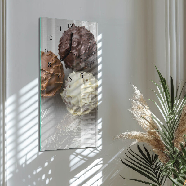 Horloge murale verticale Perles