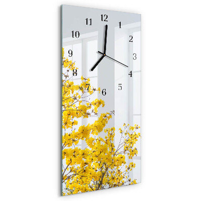 Horloge murale verticale Arbre en fleurs