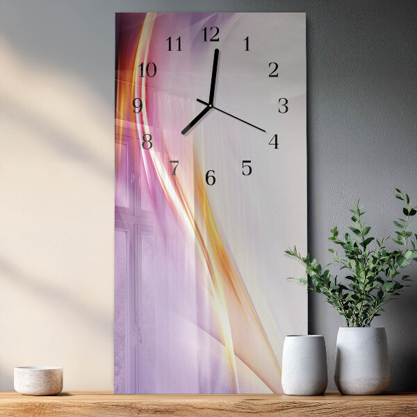 Horloge murale verticale Abstraction