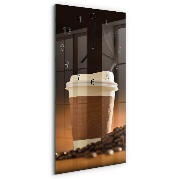 Horloge murale verticale Tasse