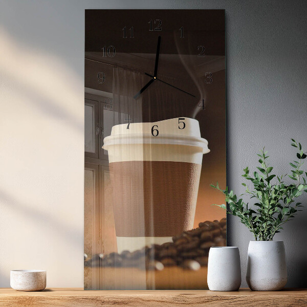 Horloge murale verticale Tasse