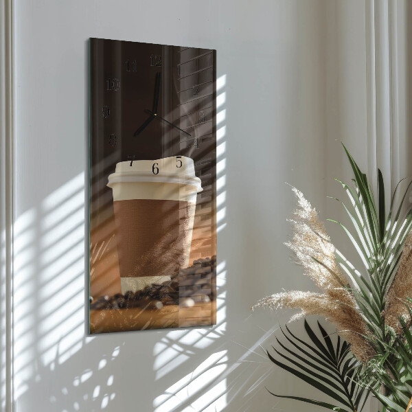 Horloge murale verticale Tasse