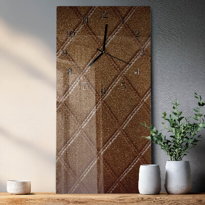 Horloge murale verticale Diamants