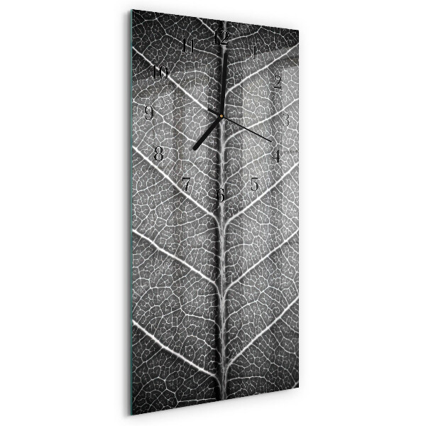 Horloge murale verticale Feuille