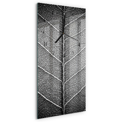 Horloge murale verticale Feuille