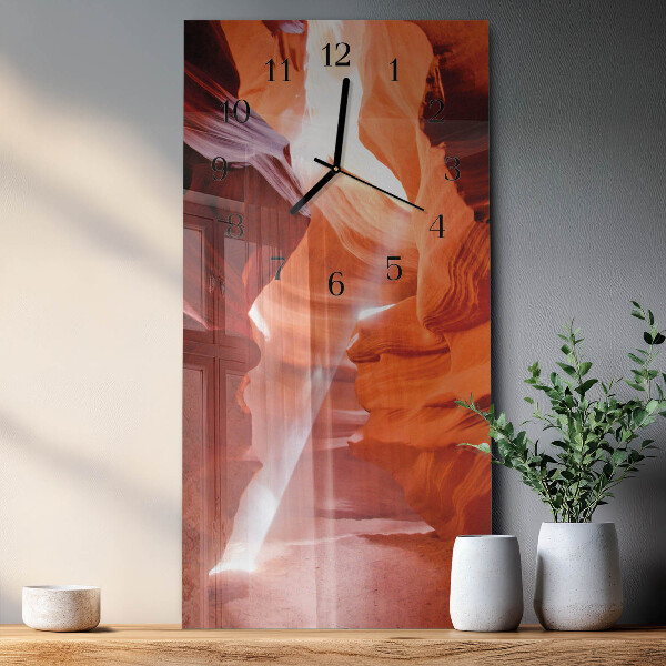 Horloge murale verticale Grotte