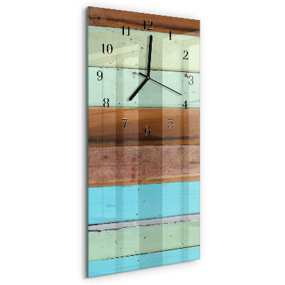Horloge murale verticale Plaque