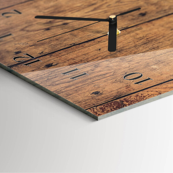 Horloge murale verticale Bois