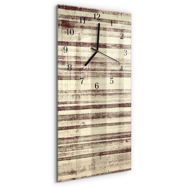 Horloge murale verticale Toile cirée
