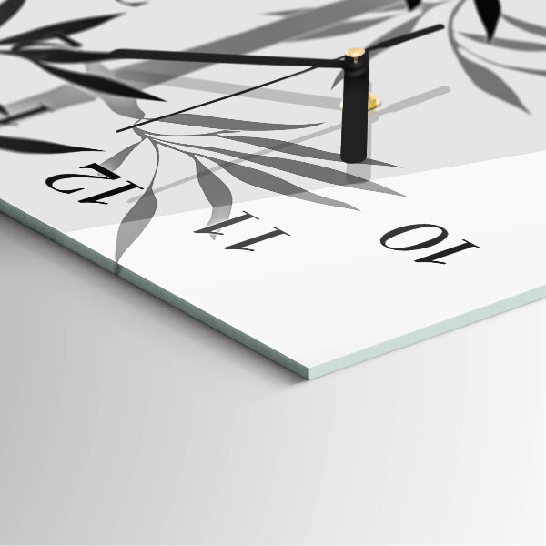 Horloge murale verticale Bambou